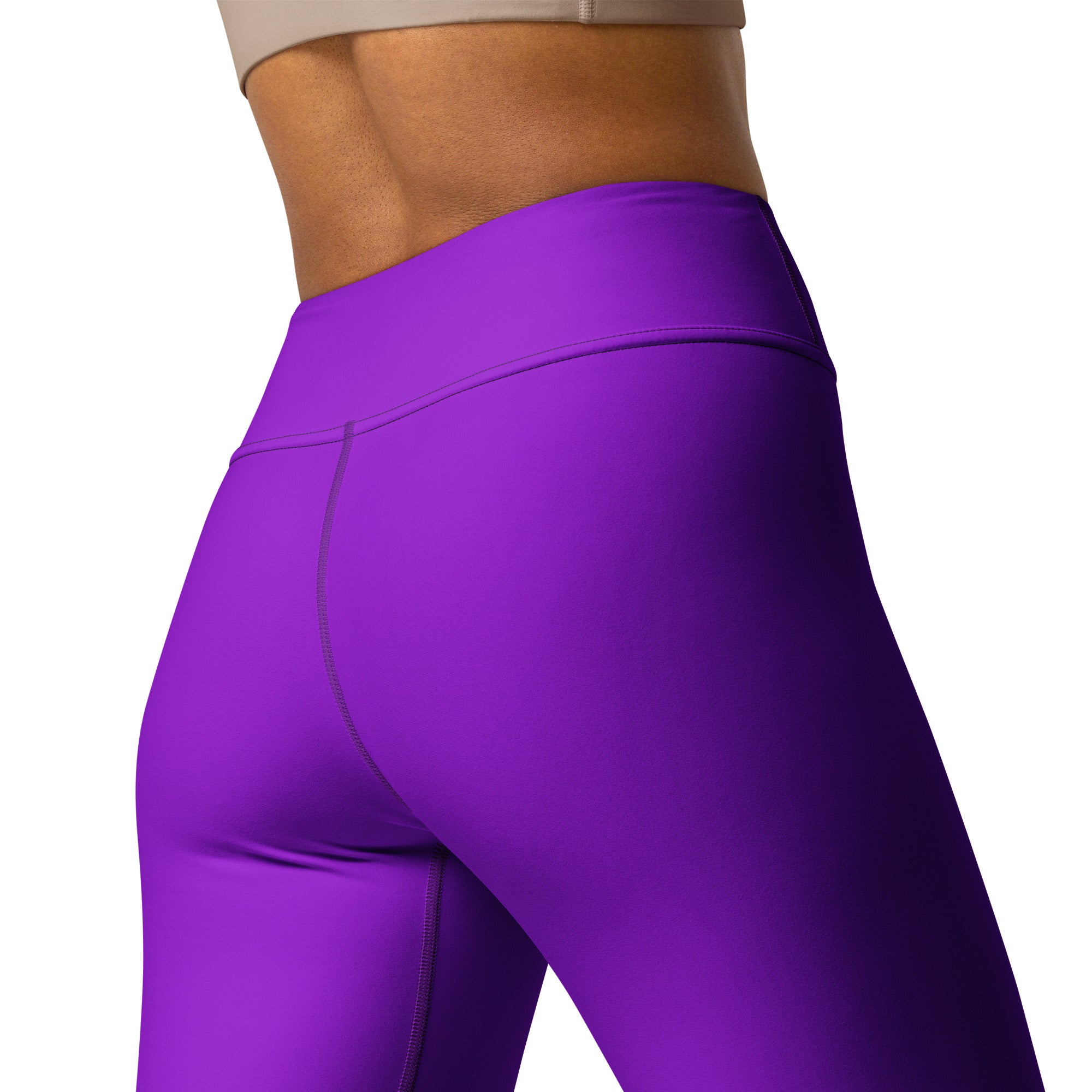 Neon Purple Yoga Leggings